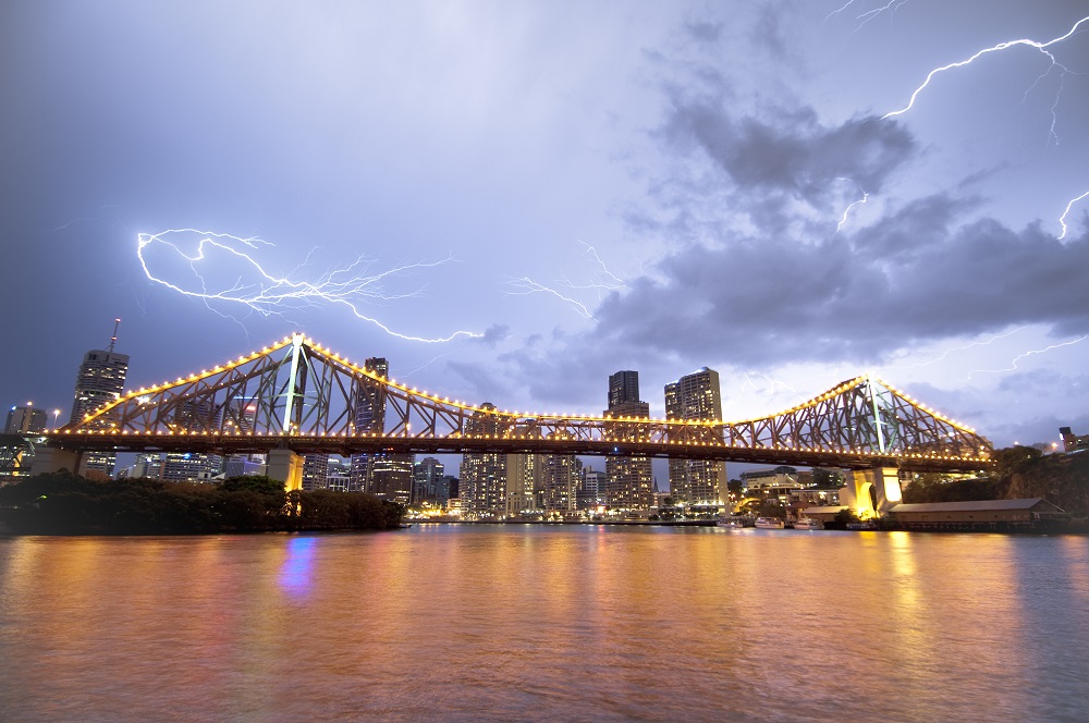 Storm in Brisbane.