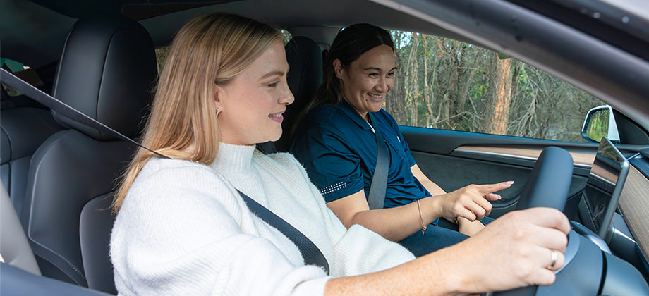 ev drive day practice car