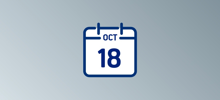 Calendar Oct 18