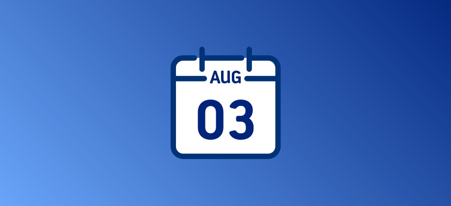 Calendar August 3