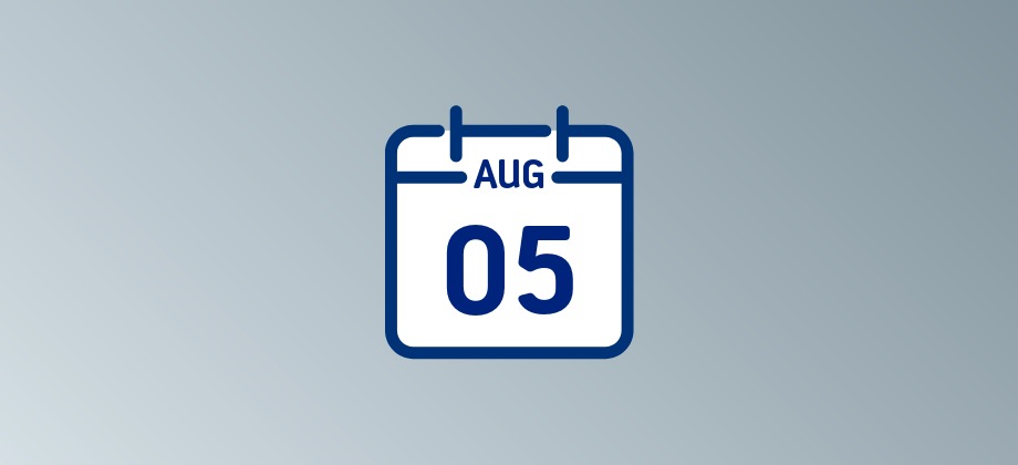 Calendar August 5