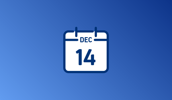 Calendar 14 December