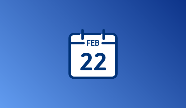 Calendar February 22