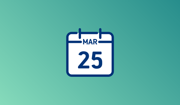 Calendar March 25th 2026