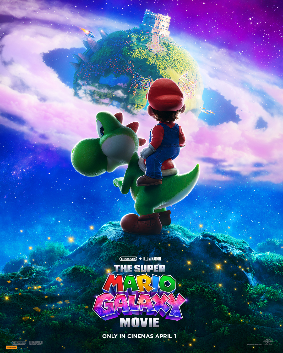 super mario galaxy movie poster