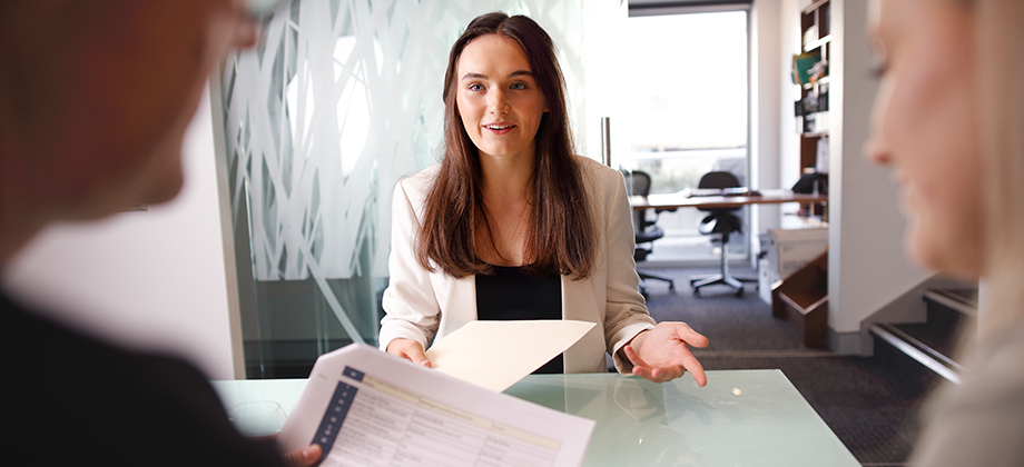 meeting interview with people