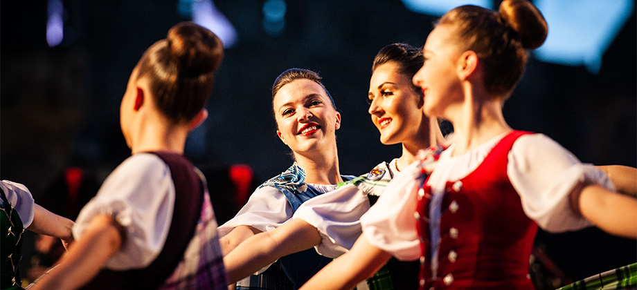 The Royal Edinburgh Military Tattoo event dancers
