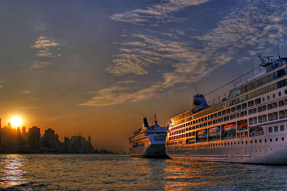 Cruise at Sunset