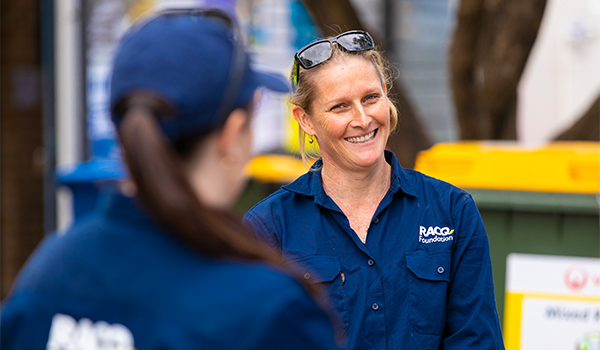 racq foundation two women smiling