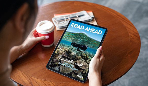 reading the road ahead on table